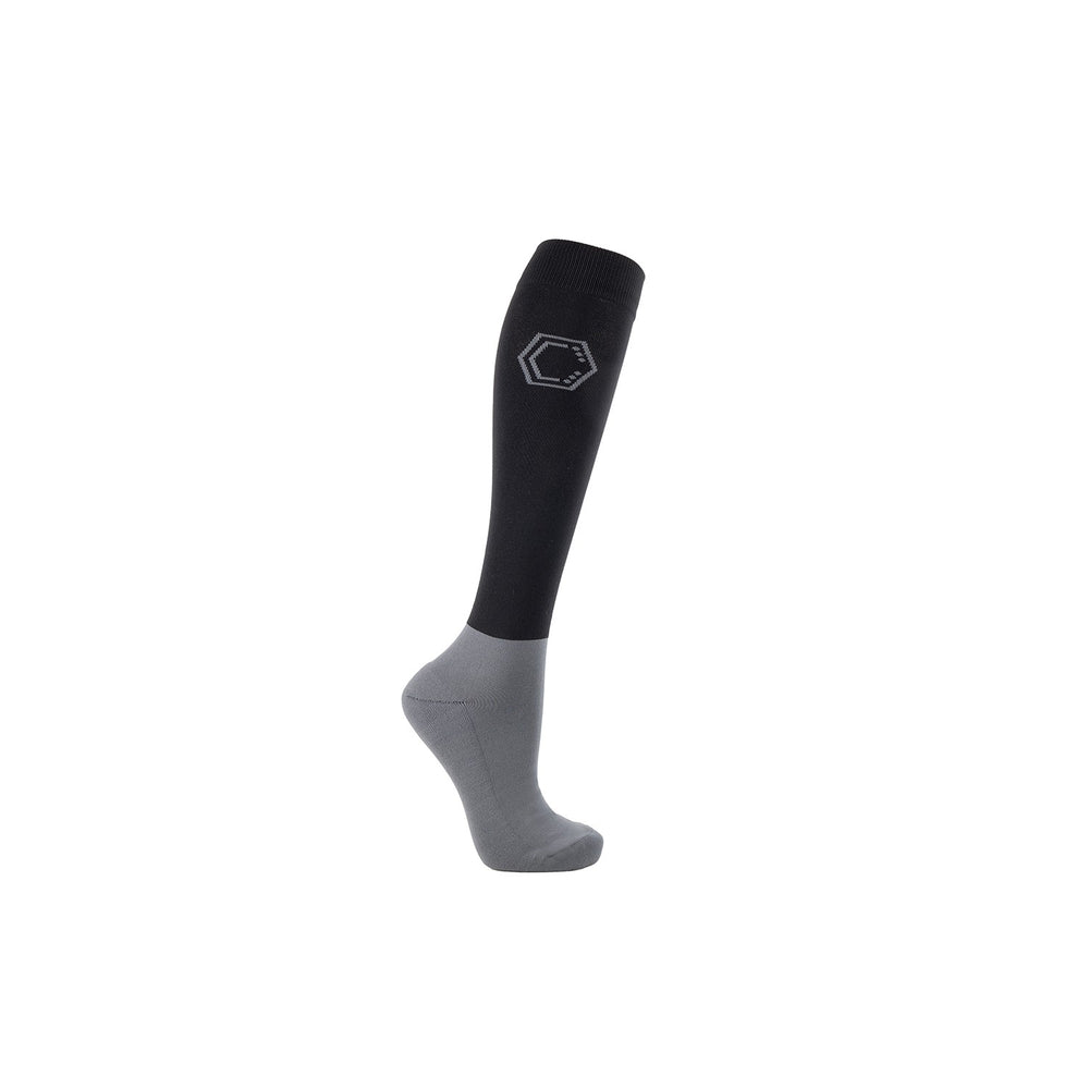 Coldstream Ancroft Cushioned Riding Socks Adult Black/Grey