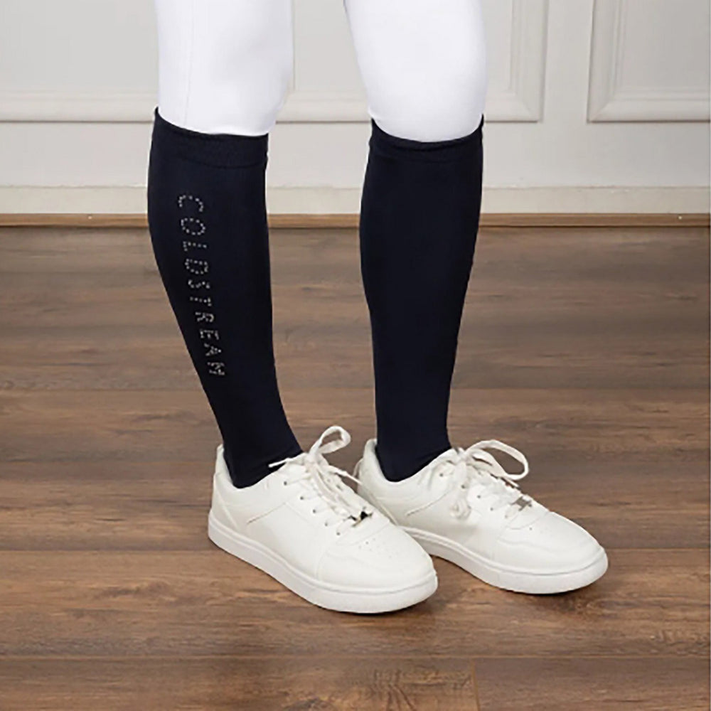 Coldstream Rochester Diamante Riding Socks Adult Black