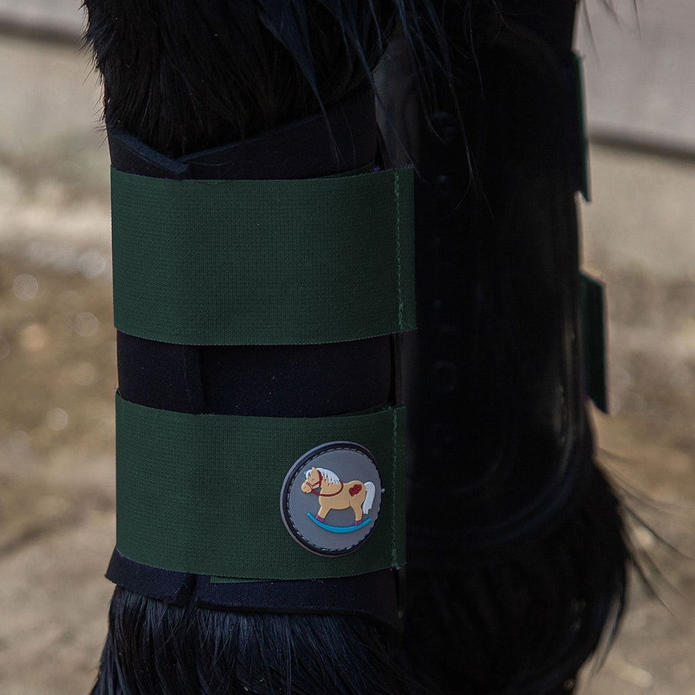 Gallop Ponie Gp Brushing Boots Green