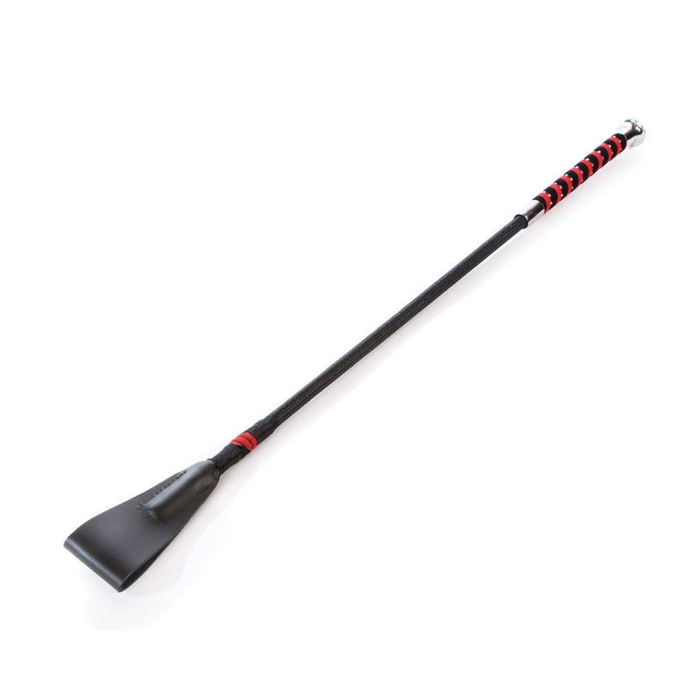 Hy Equestrian Diamante Riding Whip Red/Black