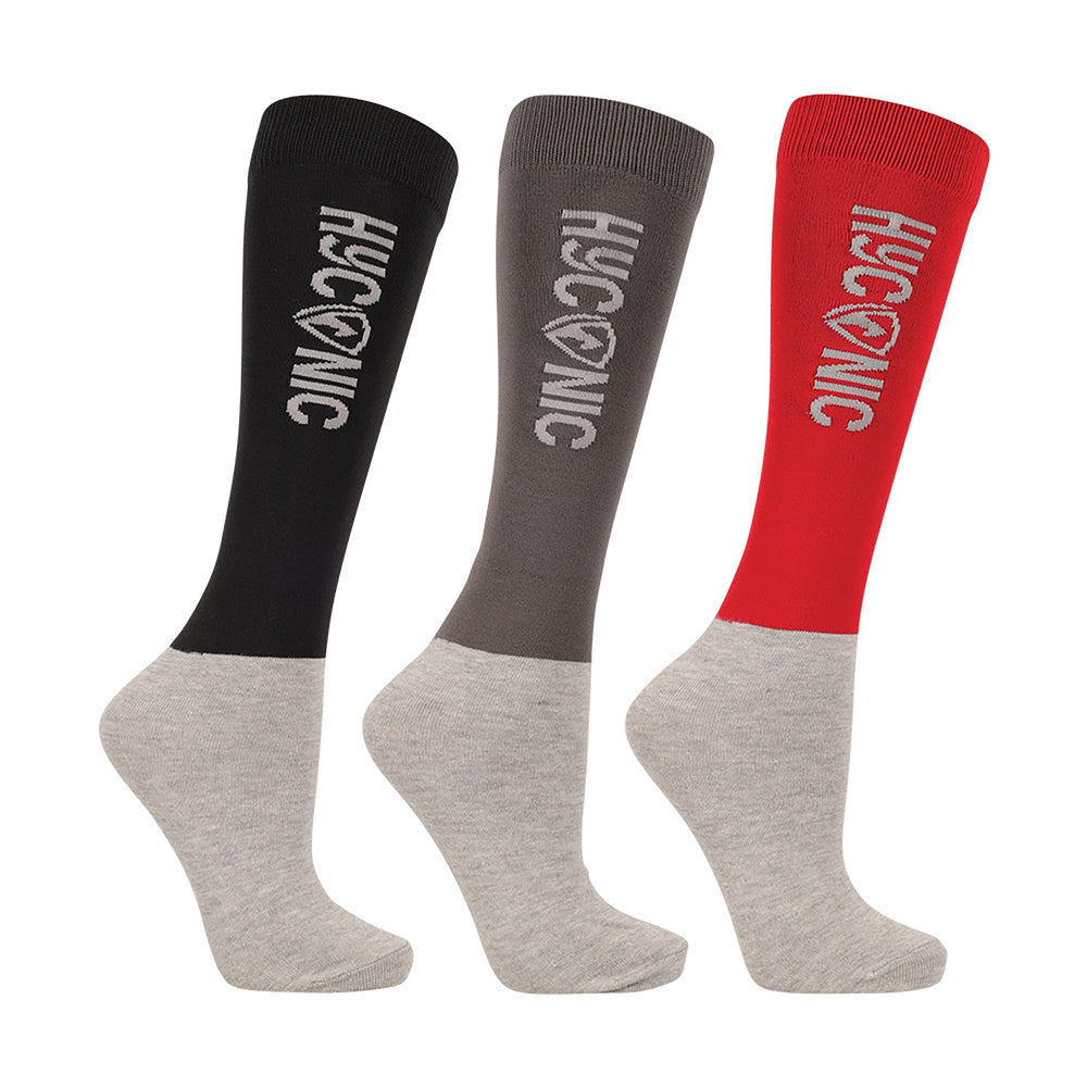 Hyconic Socks By Hy Equestrian Red/Black