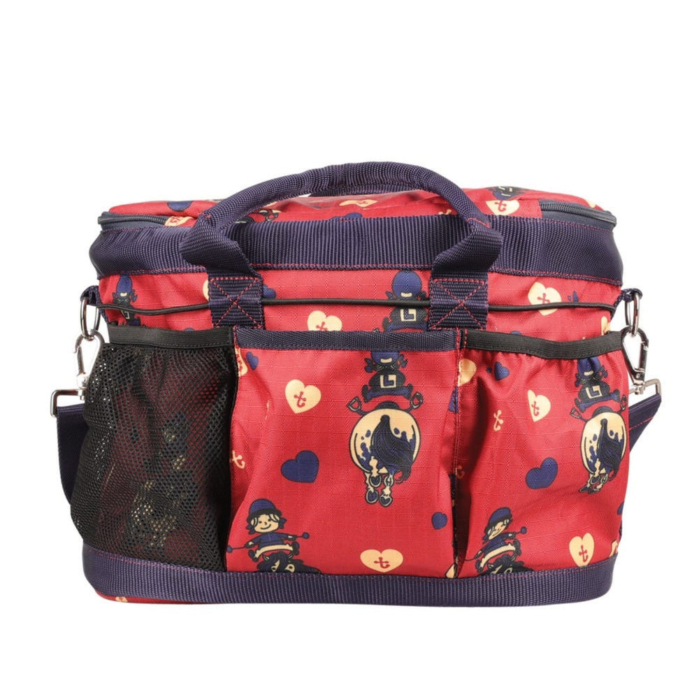 Thelwell Collection Balancing Act Grooming Bag Red/Navy