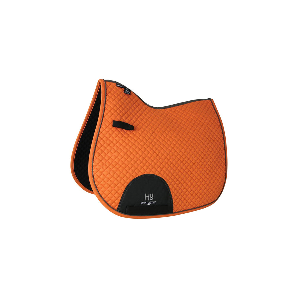 Hy Sport Active Gp Saddle Pad Terracotta Orange