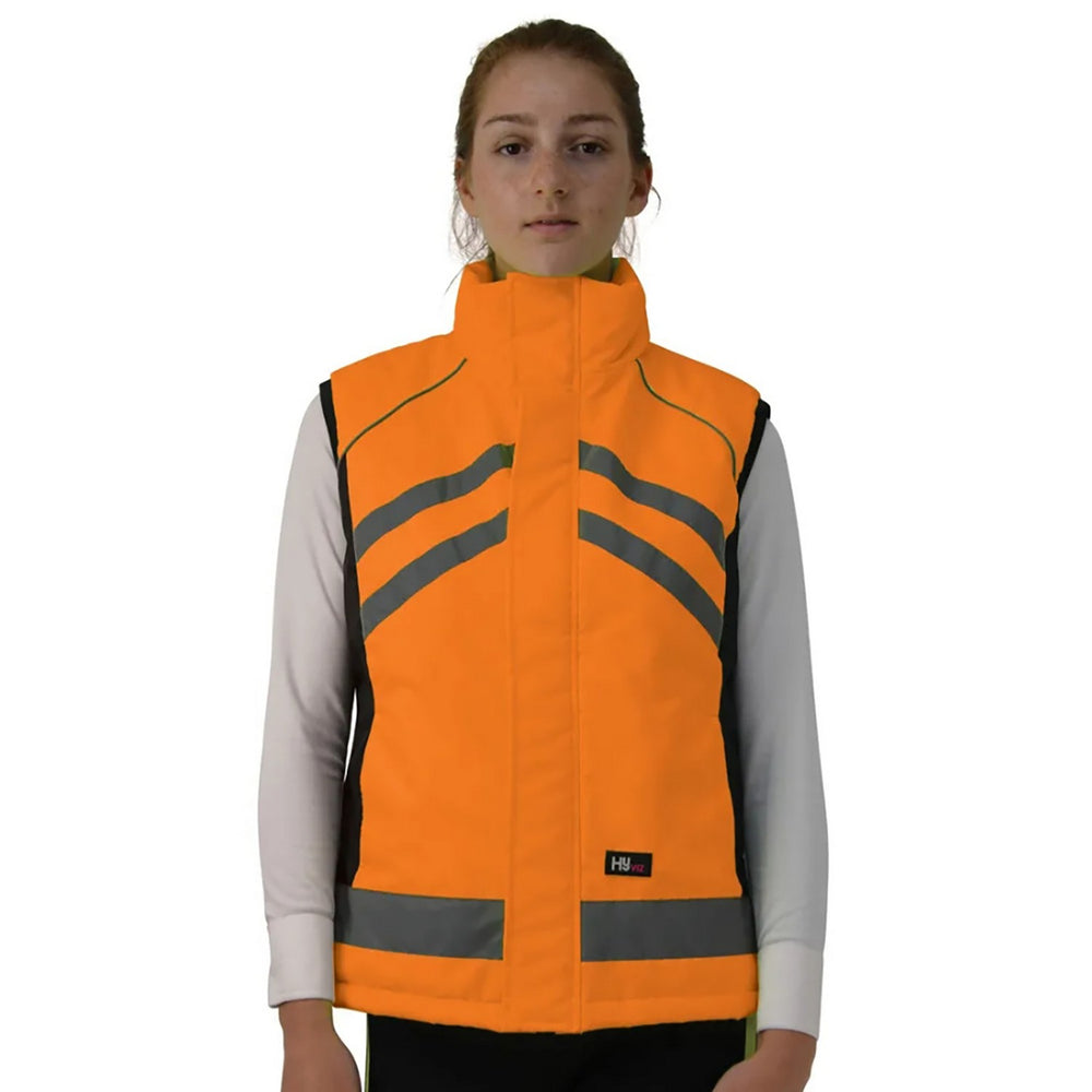 Reflector Padded Gilet Orange