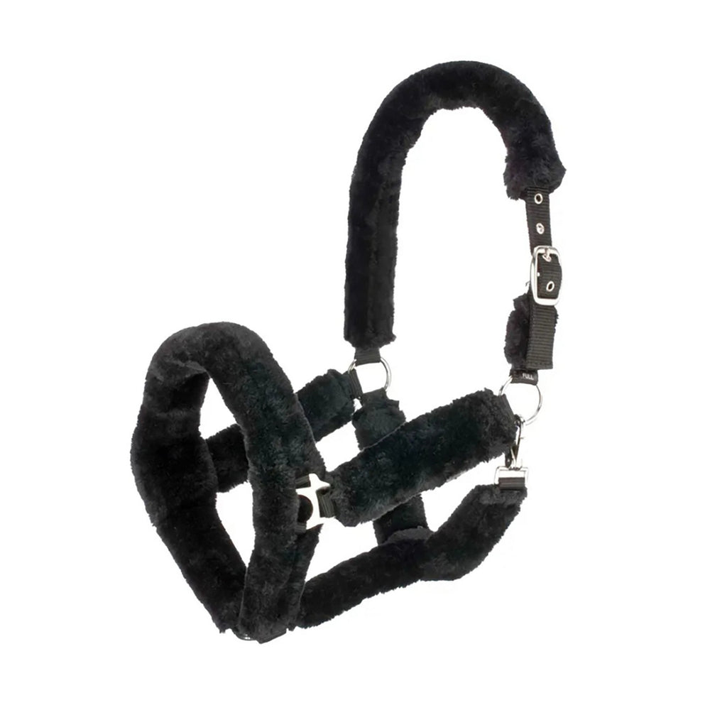 Hy Equestrian Fab Fleece Headcollar Black