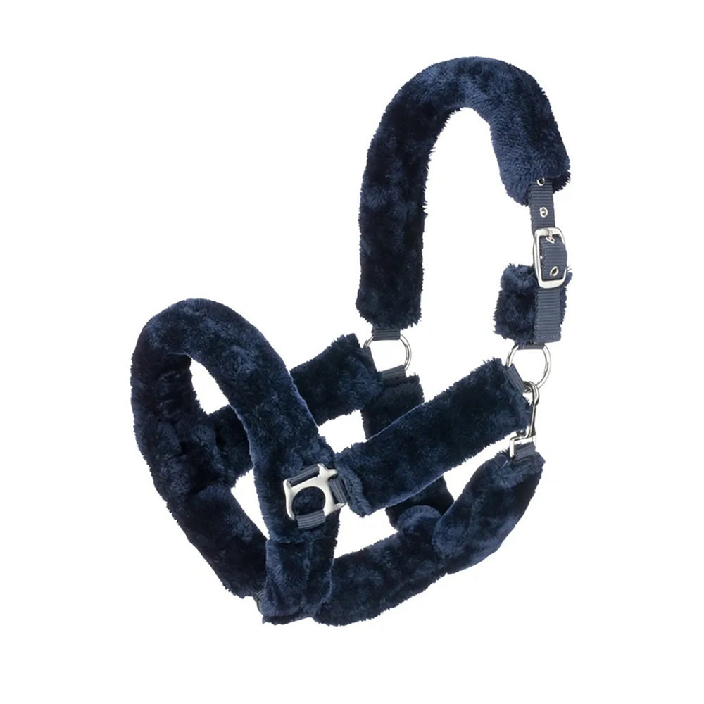 Hy Equestrian Fab Fleece Headcollar Navy