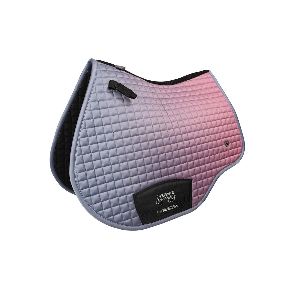 Hy Equestrian Elevate Synergy Saddle Pad Grape/Riviera