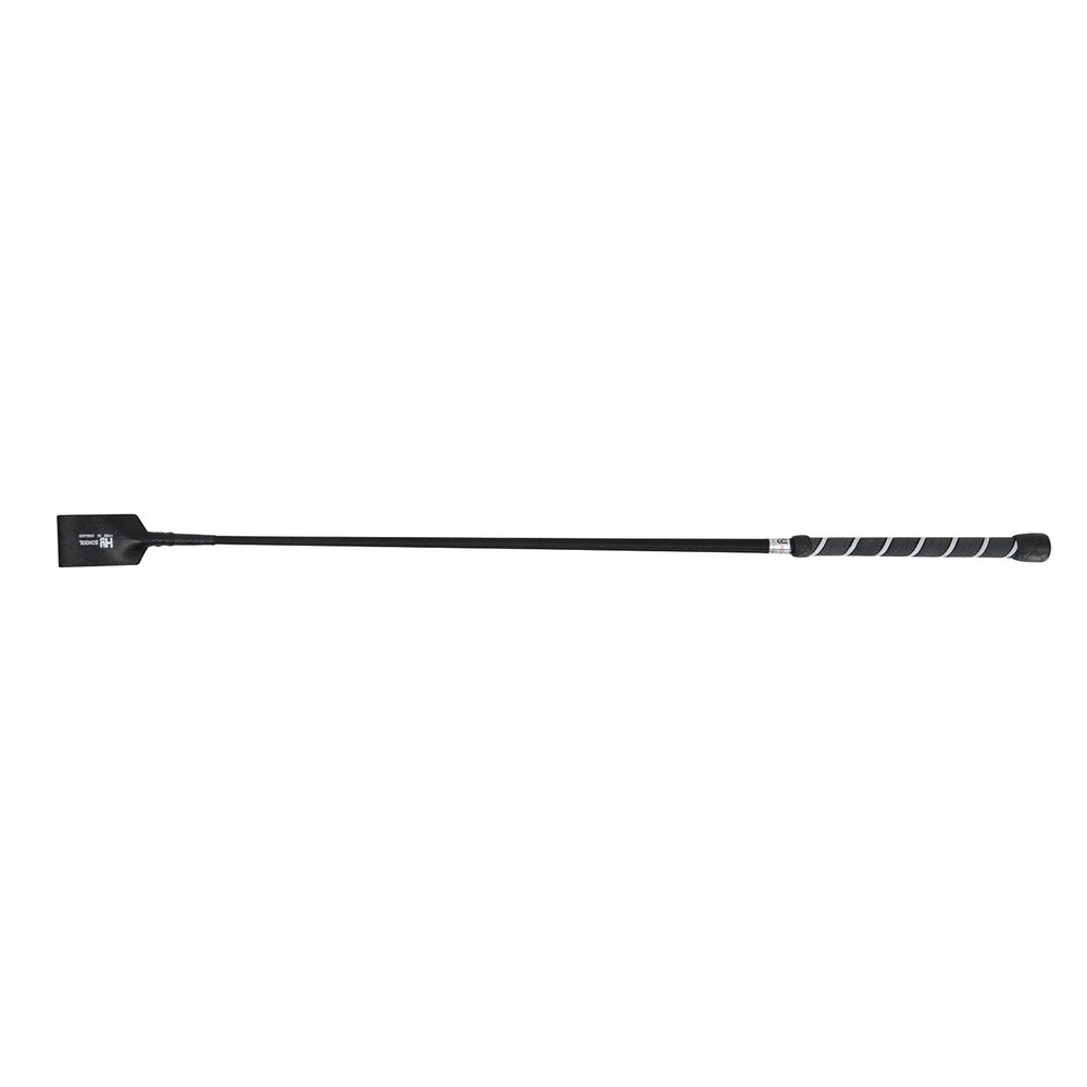 Hy Equestrian Twister Riding Whip Black/White
