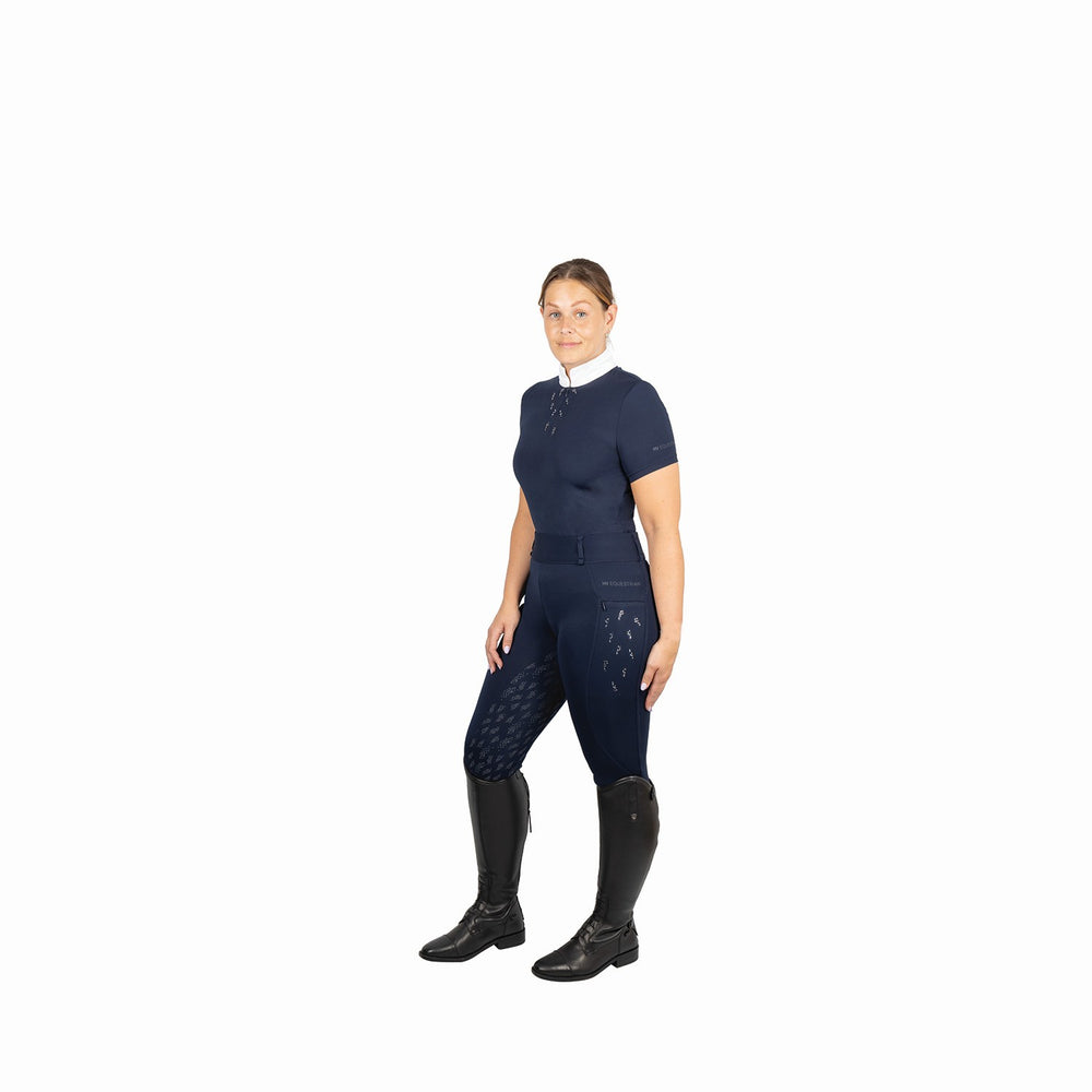 Hy Equestrian Roka Reign Riding Tights Navy