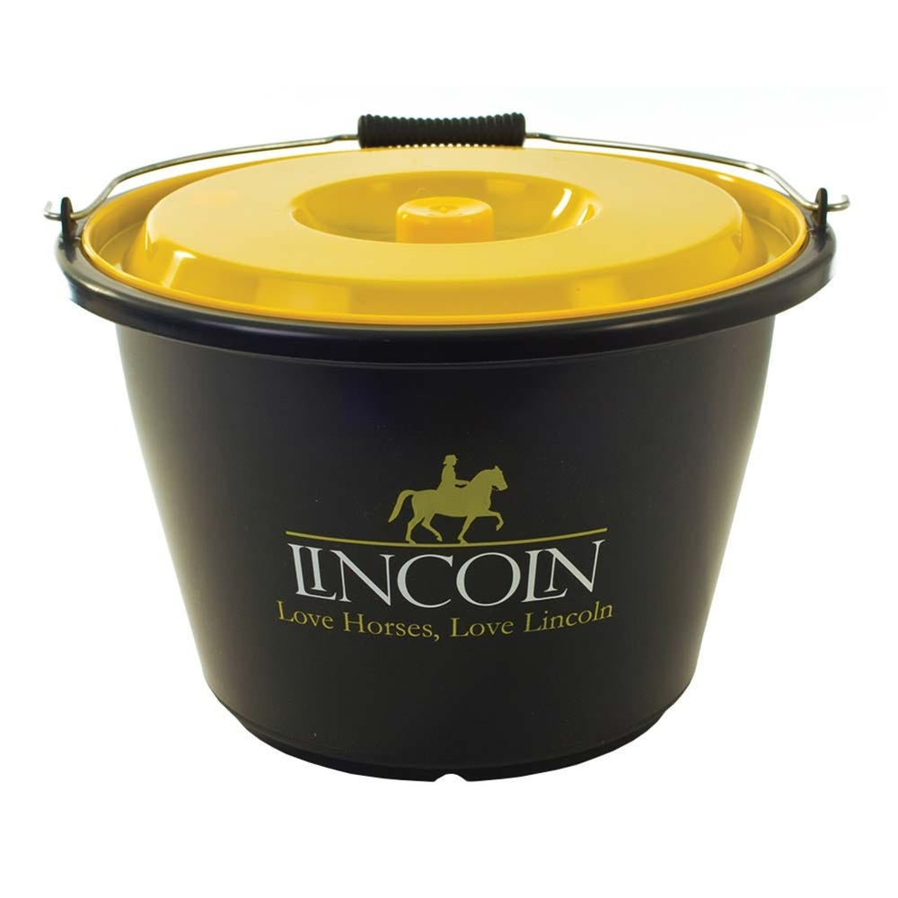Lincoln Bucket With Lid Black/Yellow