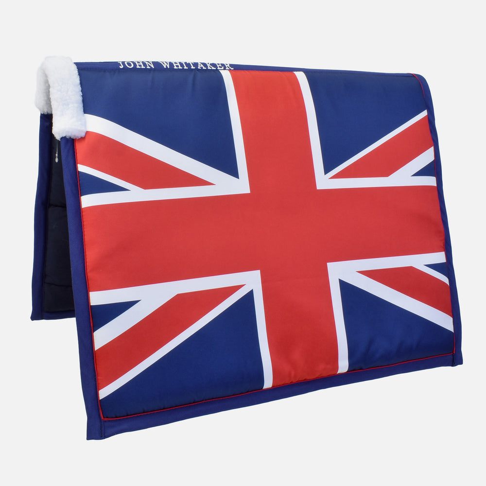 Whitaker UJSPSQ Union Jack Square Saddle Pad