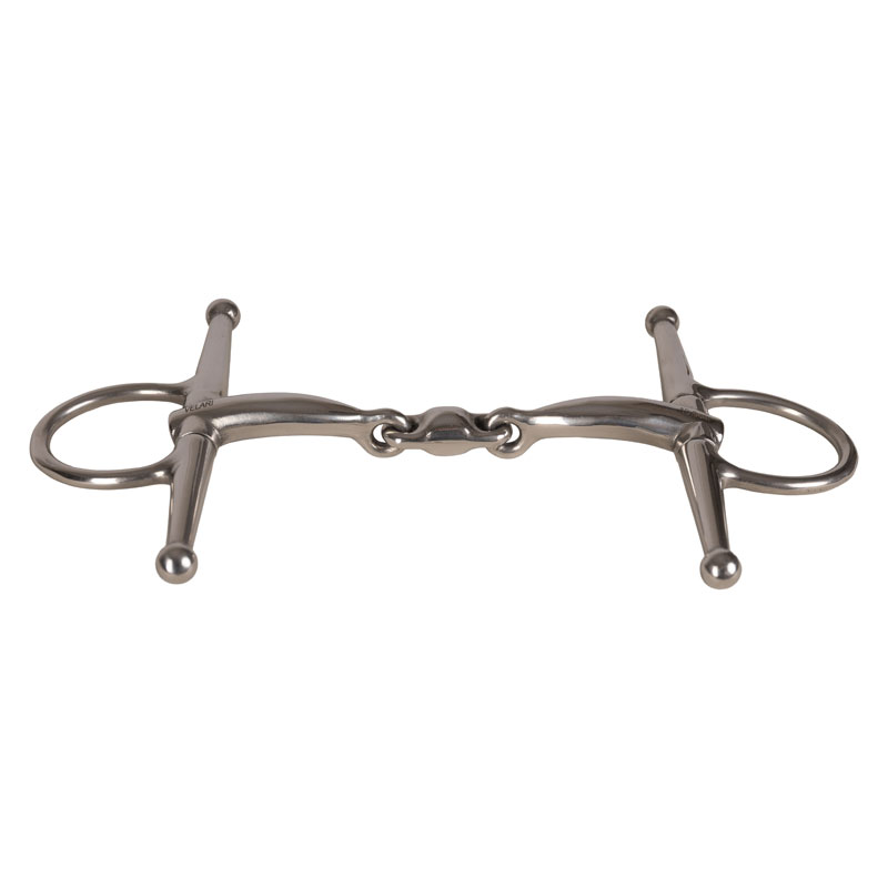 Kentucky Horsewear Velari Full Cheek Bit Double Jointed Stainless Steel