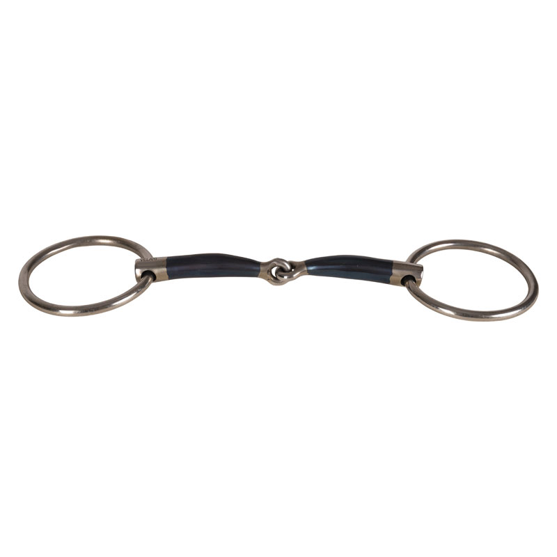 Kentucky Horsewear Velari Snaffle Single Jointed Loose Ring Sweet Iron