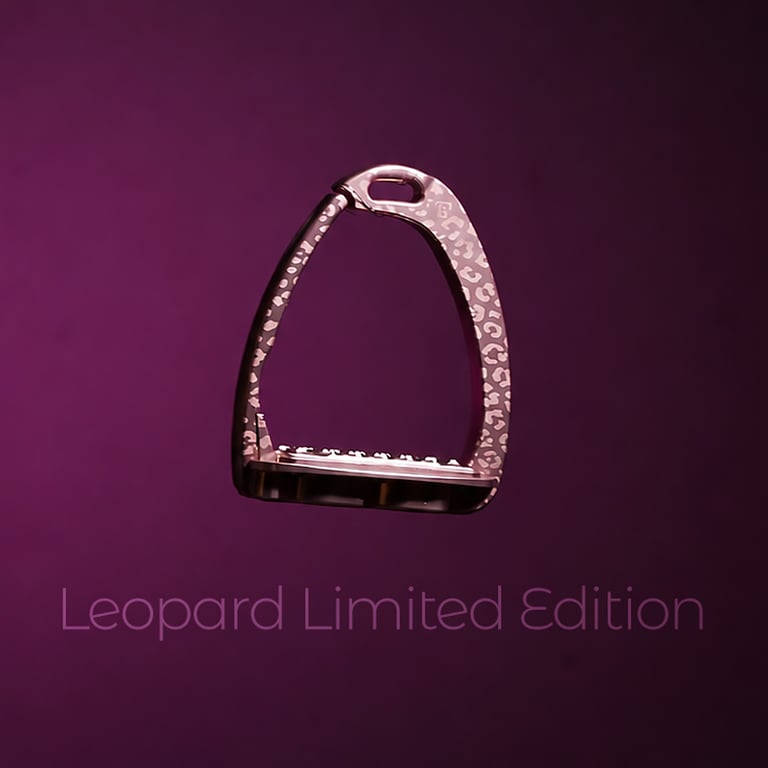 Tech Stirrups Venice Sloped Evo Leopard