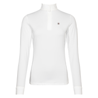 Classic Women's Long-Sleeved Show Shirt with Standing Collar