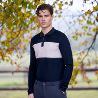 Kingsland Axel Mens LS Polo Shirt