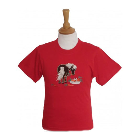 British Country Collection Carrot Pony T-Shirt Child Red