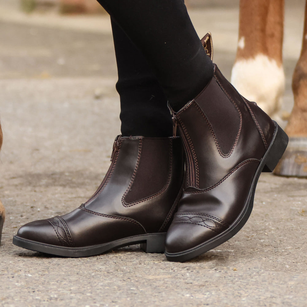 Brogini 401C Tivoli Piccino Paddock Boots  Brown