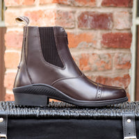 Brogini 401 Tivoli Leather Paddock Boots Brown
