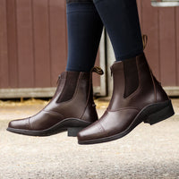 Brogini 401 Tivoli Leather Paddock Boots Brown