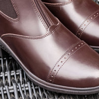 Brogini 401 Tivoli Leather Paddock Boots Brown