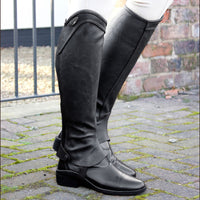 Brogini Lg036 Marconia Easy-Care Gaiters Tall Black