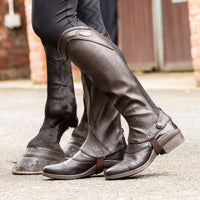 Brogini Lg036 Marconia Easy-Care Gaiters Tall Brown