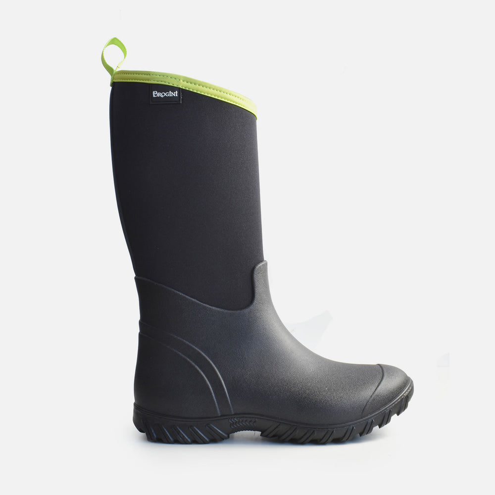 Brogini Wb175 Belmont Wellies Black/Lime