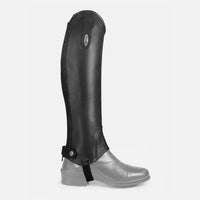 Brogini Lg035 Vicenza Leather Tall Gaiters Black