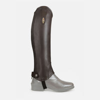 Brogini Lg035 Vicenza Leather Tall Gaiters Brown