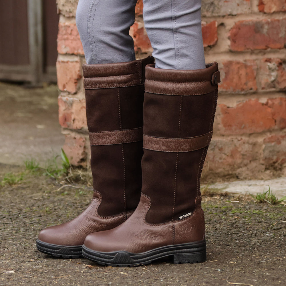 Brogini Wb180K Hollingworth Piccino Zip Country Boots Brown