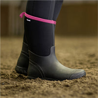 Brogini Wb145 Keswick Ladies Muck Boots Black/Pink
