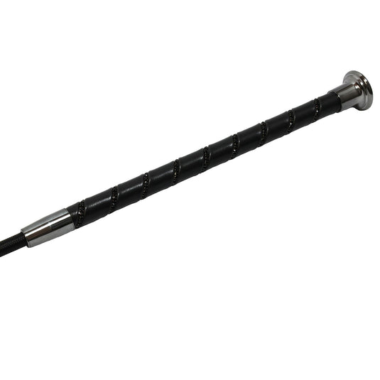 Coldstream Reston Crystal Dressage Whip Black