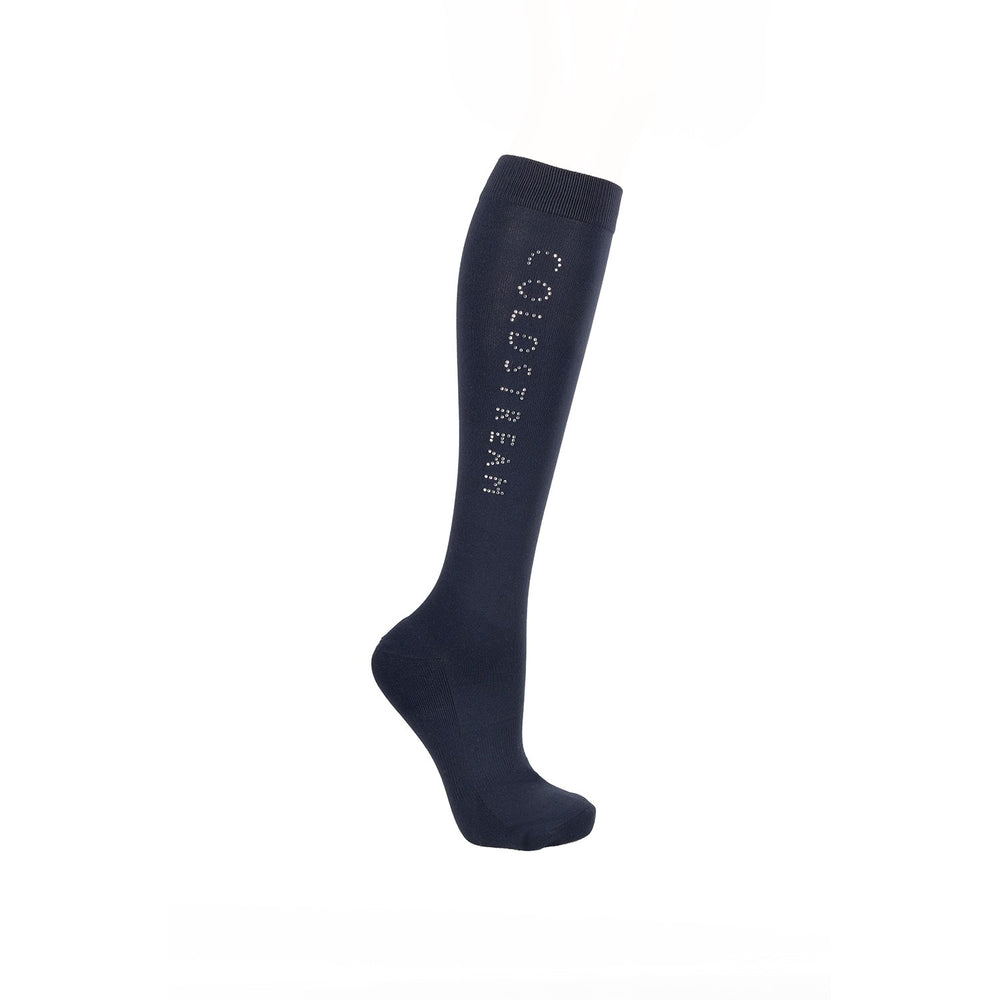 Coldstream Rochester Diamanteriding Socks Navy/Silver