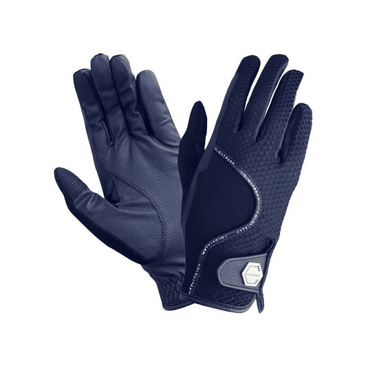Coldstream Swinton Combi Mesh Summer Riding Gloves Navy