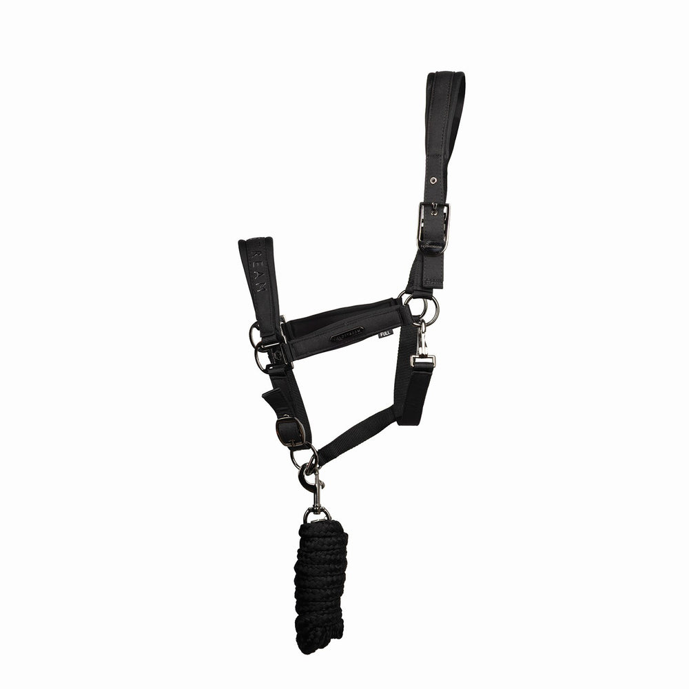 Coldstream Paxton Padded Headcollar & Lead Rope Black