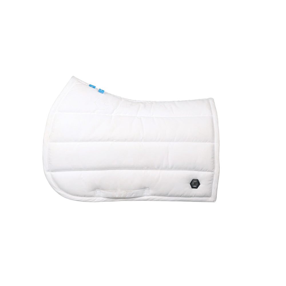 Coldstream Belford Suede Gp Saddle Pad White