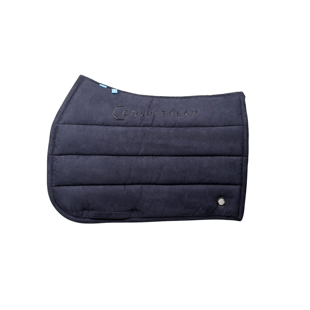 Coldstream Belford Suede Gp Saddle Pad Navy