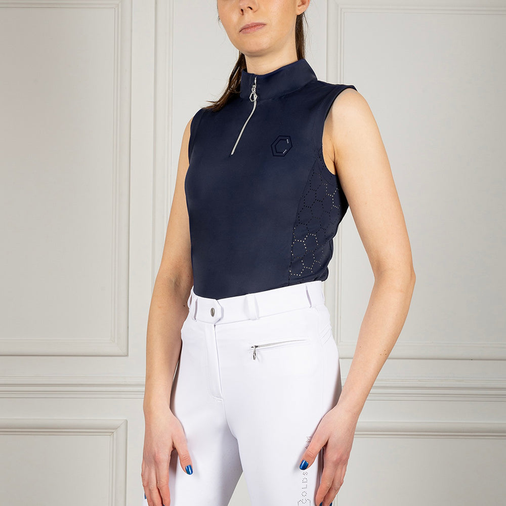 Coldstream Cranshaws Sleeveless Base Layer Navy