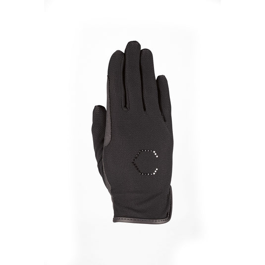 Coldstream Lintlaw Coolmesh Summer Riding Gloves Black