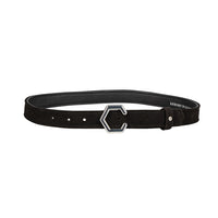 Coldstream Roxburgh Suede Belt Black/Silver