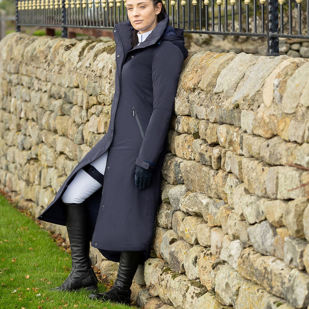Coldstream Maxton Long Waterproof Coat Navy