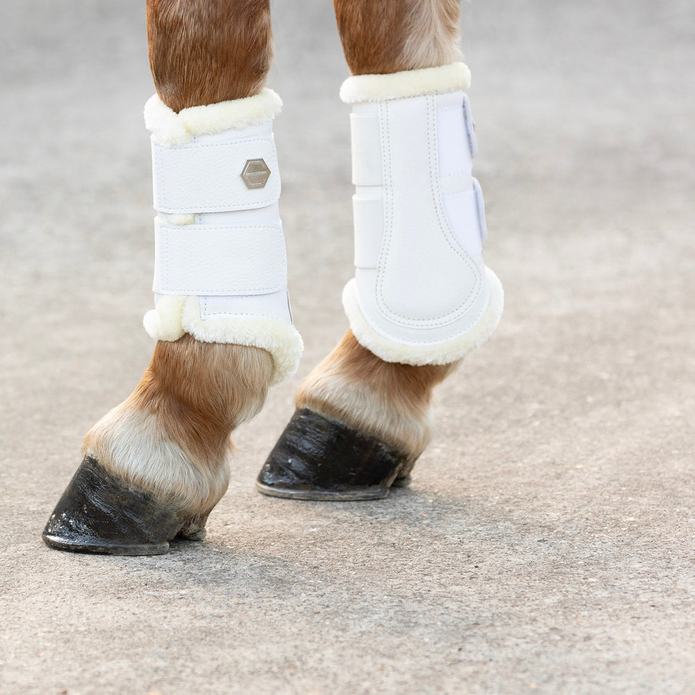 Coldstream Bowden Brushing Boots White