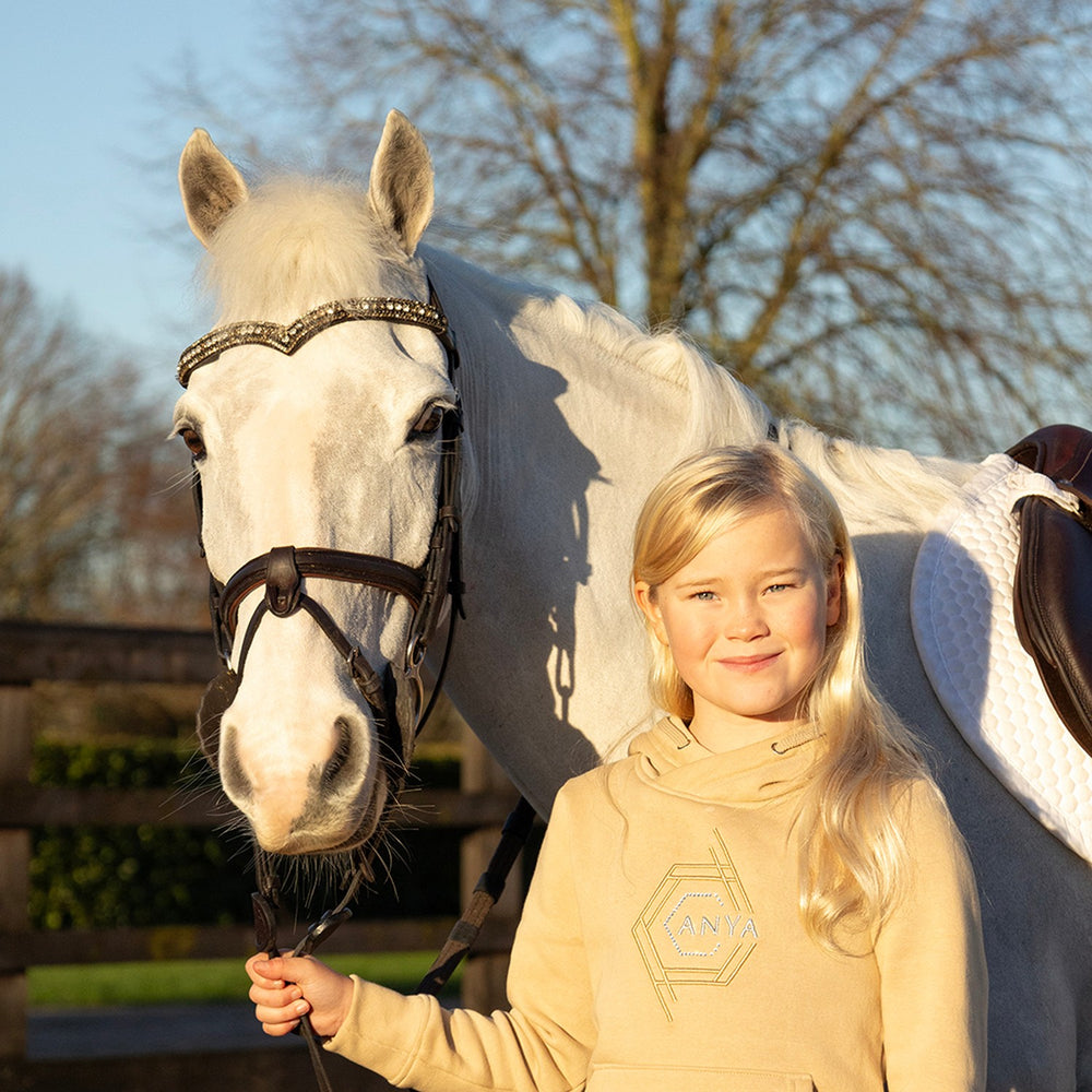 Coldstream X Anya Diamante Hoodie Champagne