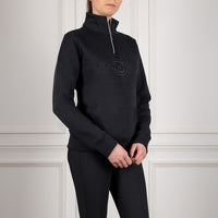 Coldstream Hamilton Sparkle Quarter Zip Black