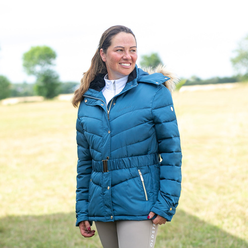 Coldstream Cornhill Quilted Coat Cool Slate Blue