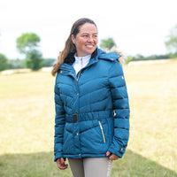 Coldstream Cornhill Quilted Coat Cool Slate Blue