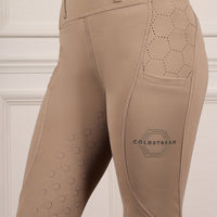 Coldstream Oxnam Competition Riding Tights Taupe