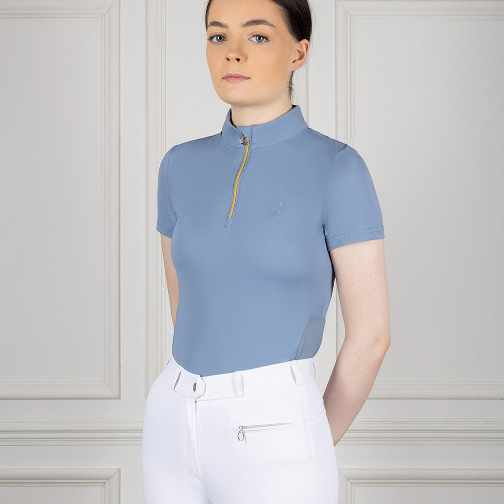 Coldstream Coldingham Short Sleeve Base Layer Maya Blue