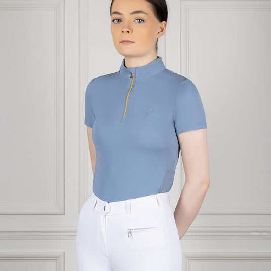 Coldstream Coldingham Short Sleeve Base Layer Maya Blue